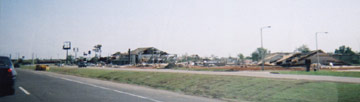 Moore, OK torando damage from I-35