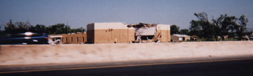 Moore, OK torando damage from I-35