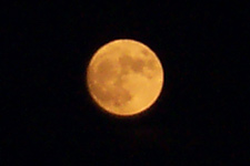 Full moon taken Aug. 18 in far north Fort Worth. Click for larger image in new window